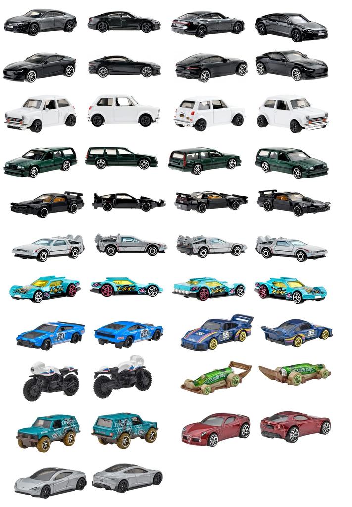 Hot Wheels Basic Car H Ассортимент в коробке из 36 мини-автомобилей возрастом от 3 лет и [Проданные автомобили] [3 шт.] 98HH-C4982