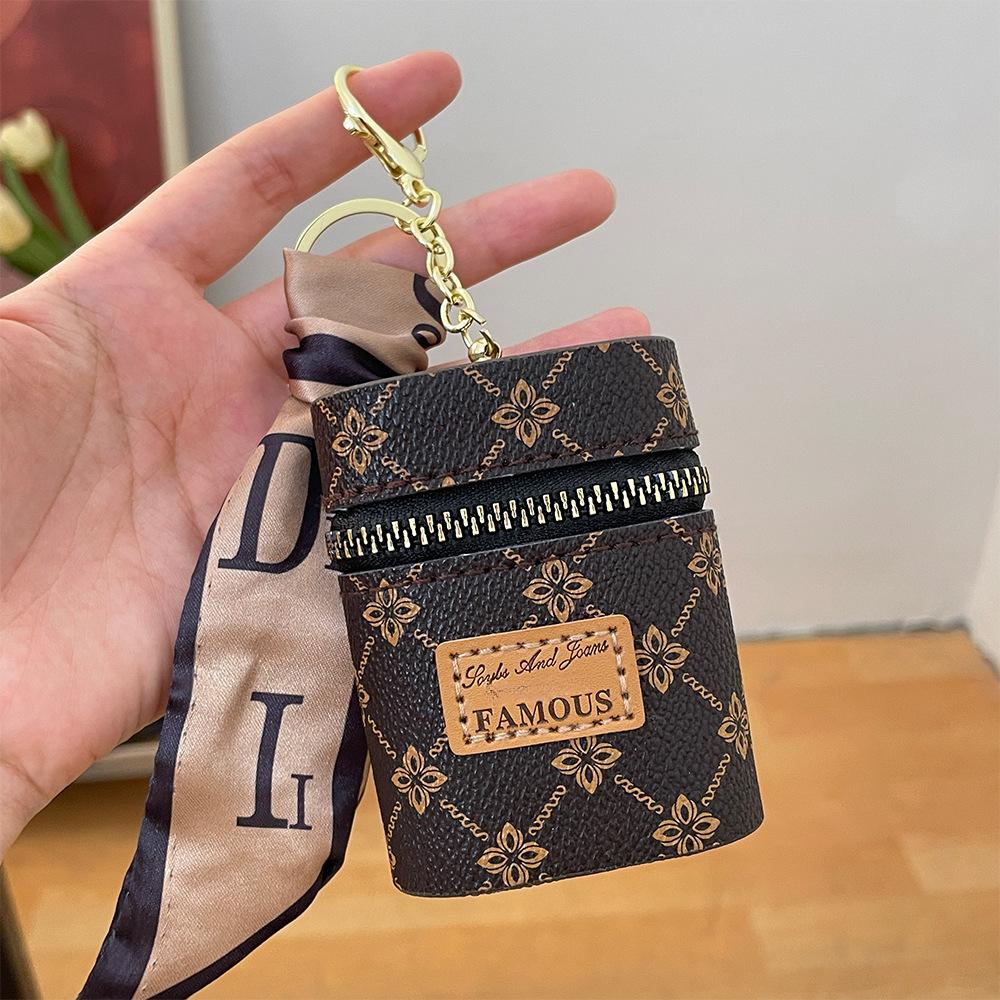 Модная личность креативный овальный ромбический ведерко помада конверт брелок лента сумка кулон для мелочей маленькие аксессуары подарок