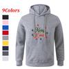 Autumn Sportswear Teens Long Sleeve Black Gray Hooded Sweatshirt Hoodie