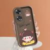 Для Realme 11 11x 12x 12 Pro C21 C30 C33 C35 C65 OPPO A18 A38 A60 A96 Reno 10 11 12 Pro Lovely Girl Full Lens Protective Soft Silicone Phone Case