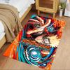 Naruto Character Personalized Name Floor Rug Office Rug Design for Playrooms Dining Room Dormitory Bedrooms Antislip Carpet Decorate Offices
