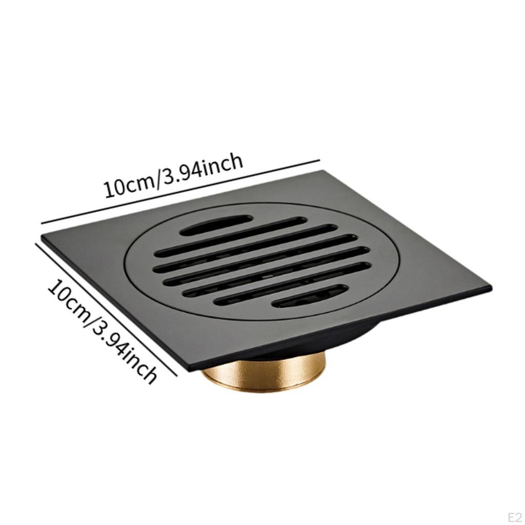 Квадратный напольный слив Крышка для ванной Легко установить Слив для душа для