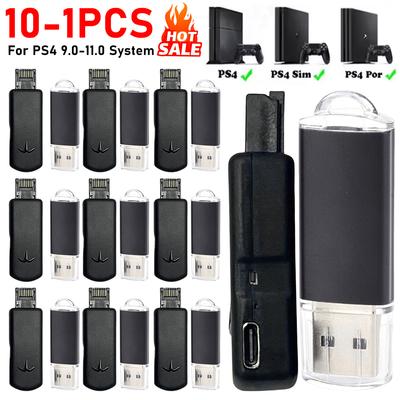 1-10 ШТ. Однокнопочный инструмент JB Mod USB-ключ с кабелем Ethernet Type-C Комплект USB-адаптер JB для PS4/PS4 Pro/PS4 Slim Система FW 9.0-11.0