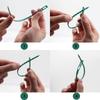 30 Pcs Green Adjustable Plant Ties Flexible Garden Plant Tie Multi-Function Sturdy Garden Plant Twist Tie Plastic Garden Ties Plant Support Tree Shrub
