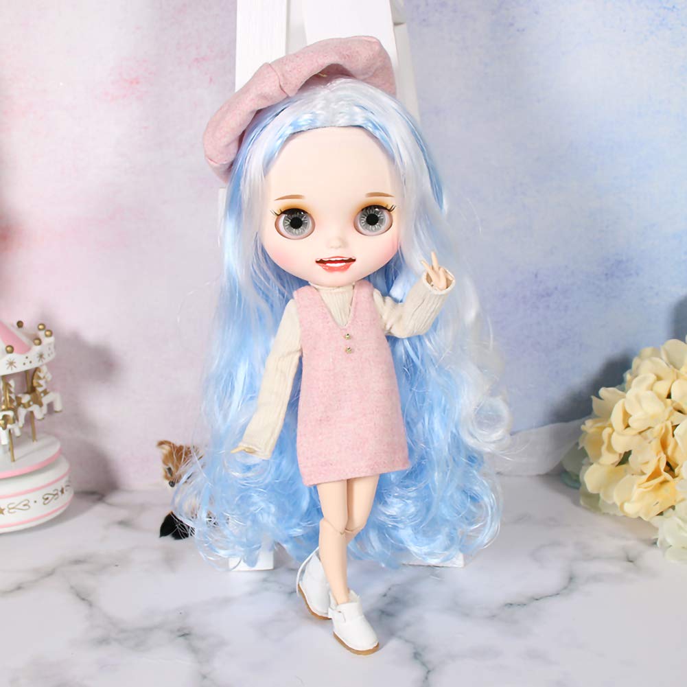 rakulifey Neo Blythe Outfit, 4-Piece Set for Blythe Dolls, Gift for Children, Licca-chan Outfit