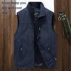 Мужской повседневный жилет с воротником-стойкой, без рукавов, жилет с подкладкой, сетчатый жилет на молнии, уличный быстросохнущий жилет с карманами