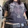 European and American Street Style Printed Summer Y2K Short Sleeved Unisex T-shirt Top