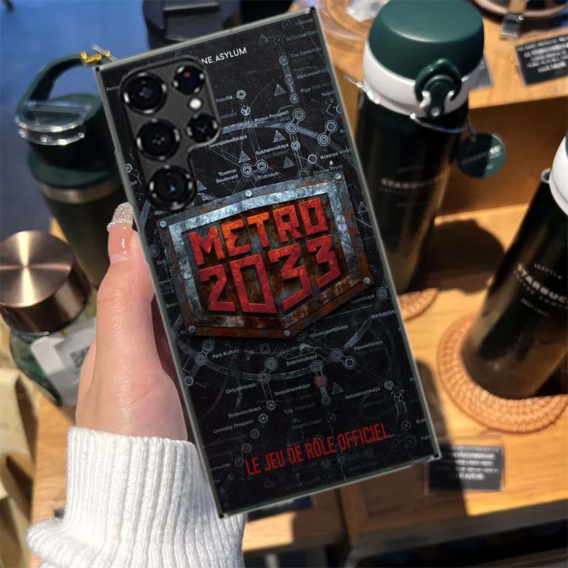 Metro 2033 Чехлы Чехол для телефона для Samsung Galaxy S26 Ultra S25 Edge S24 S23 FE S21 Plus S20 S22 Чехол ТПУ Капа Оболочка Ударопрочный Pa