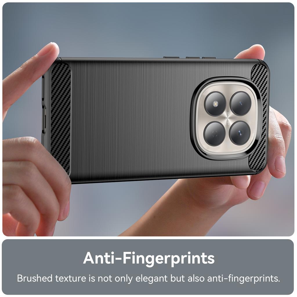 Для Xiaomi Redmi Note 15 Pro 4G (Глобальный) Чехол Защитный Чехол для Телефона Текстура Углеродного Волокна Матовый