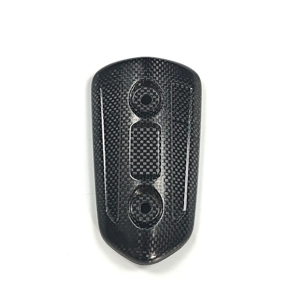 Motorcycle Carbon Fiber Exhaust Heat Shield - Anti-Scald, High-Temperature Resistant Cover.