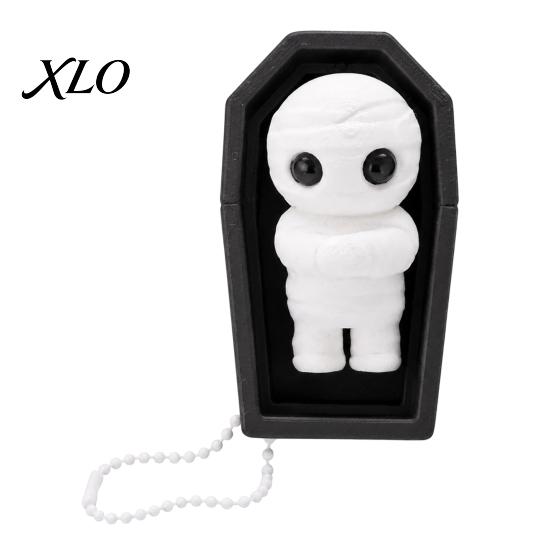 Halloween Pendant 3D Printed Fidget Keychain, Cute Mummy Ghost Cat Toy, Q Version Character Mini Backpack Ornament, Novelty Stress Relief Desk