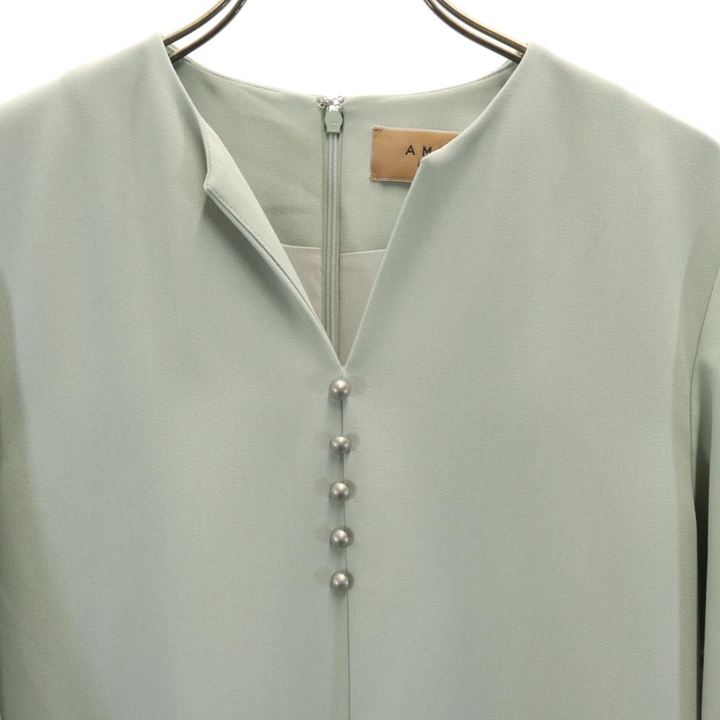 AMERI UNDRESSED Long Sleeve Long Dress M Mint Green Women Used