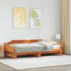 VidaXL Daybed with Trundle Bed Wax Brown 90x190 Cm Solid Pine, Sofa Bed, Guest Bed, Wooden Daybed, Bed of 850910