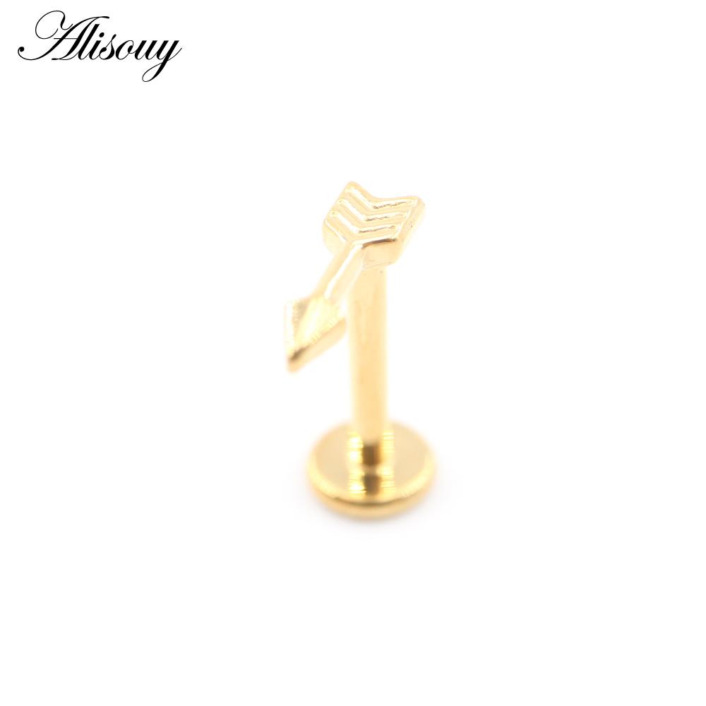 1 шт. титановая морская звезда, змея, ножницы, молоток, луна, циркон, лабрет, кольцо-гвоздик для губ, серьги для хряща уха, украшения для пирсинга тела