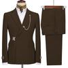 Men's Suits Blazer Pant Men Jacket Italian Designer Party Wedding Slim Fit Two PCS Clothing Lapel Without Accessories