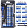 62 In 1 Precision Screwdriver Set Magnetic Driver Kit with Flexible Shaft Torx Phillips Screw Driver Bits for Phone Watch Laptop