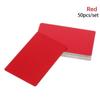 50 Pcs/Set Portable Laser Engraving Business Visit Business Card Metal Carte Name Cards Blank