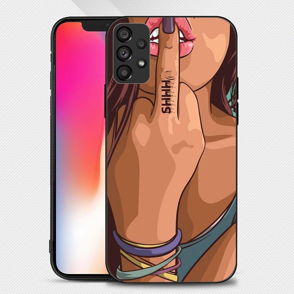 Роскошный сексуальный чехол для телефона Gir для Samsung Galaxy S22 S23 Ultra S21 S20 FE Plus Note 20, мягкий чехол