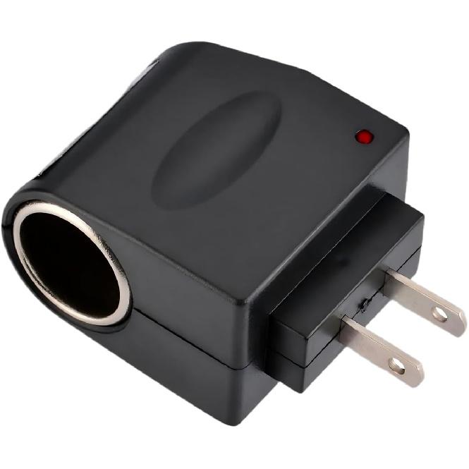 Universal AC to DC Power Converter, 220 V to 12 V Car Cigarette Lighter Socket Adapter, Household Wall Plug Transformer, Plug and Play Power Inverter
