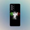 Чехол для телефона с флагом Италии для Samsung S25, S24, S21, S22, S23, S30, Ultra, S20, Plus, Fe, Lite, Note, 10, 9, 5G Черный