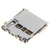 Разъем Micro SIM-карты SCHA5B0200 с позолоченными контактами для материнской платы мобильного телефона, ремонт, DIY электронные проекты