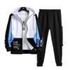 Autumn Men's Casual Sports Suit Hooded Quality Coat Two-piece Set