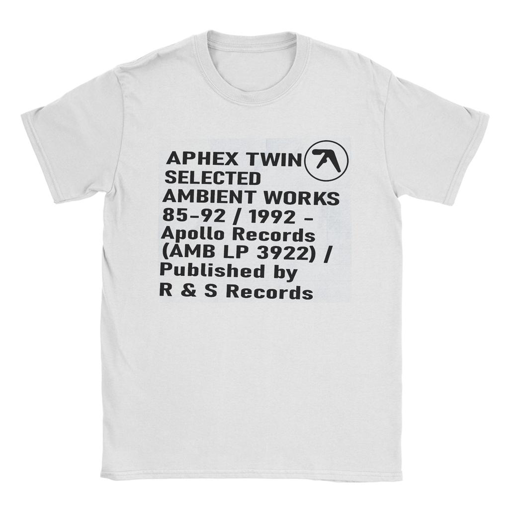 Aphex Twin Футболки Унисекс Смешные 100% Хлопок Футболки с Круглым Вырезом С Коротким Рукавом Новое Поступление Топы