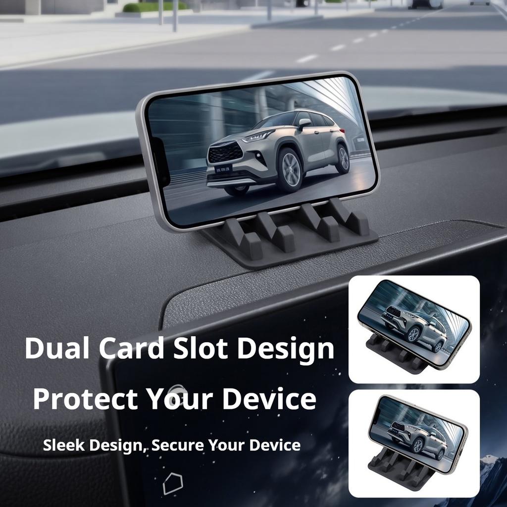 For Chery iCAUR V27 2026 Car Phone Holder Dashboard Silicone Anti Slip Navigation Mount