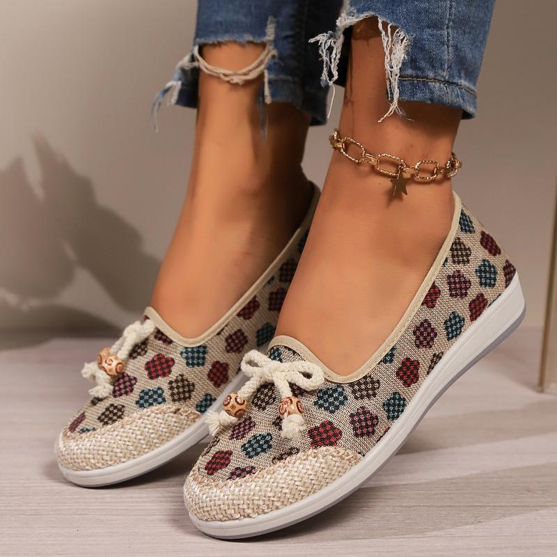 Модные весенне-летние элегантные женские туфли с бусинами и цветами на плоской подошве, повседневные, легкие, нескользящие, новые лоферы