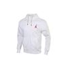Jordan Logo Fleece Hooded Jacket Men Outerwear White CU9123-100