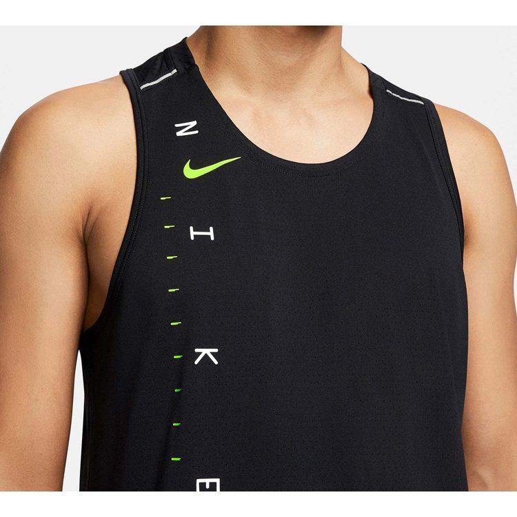 Nike Мужские майки MILER Черный Другое CJ5417-010