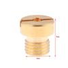 Motorcycle Carburetor Main Jet Hexagonal Injector Copper Jet Set for 4-stroke 125cc Repair and Upgrade