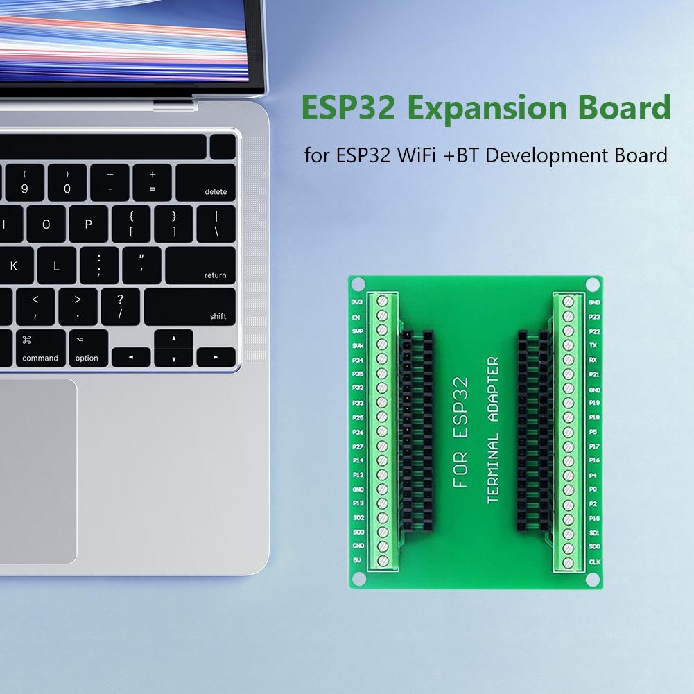 5-1PC ESP32 Expansion Board ESP--32 GPIO 1 Into 2 Breakout Board 38PIN Narrow Version Dual Core CPU WiFi Bluetooth-compatible
