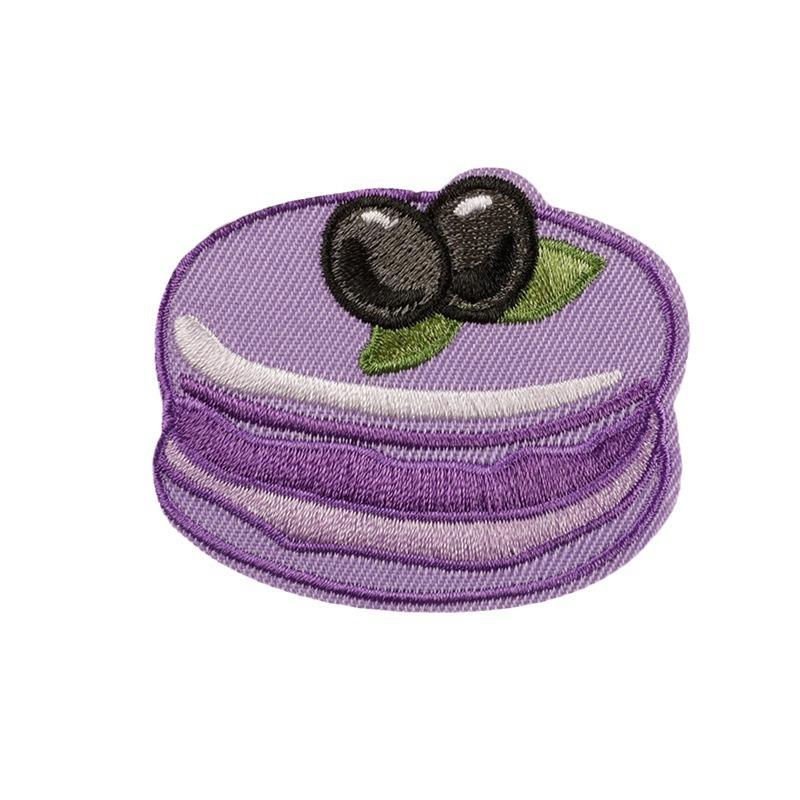 Вышитая этикетка Вышитая наклейка патч наклейка Серия мультяшной еды Аксессуары Аксессуары для одежды DIY тканевая наклейка