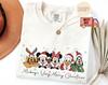 Comfort Colors® Retro Disney Very Merry Christmas Shirt, Mickey And Friends Christmas Shirt, WDW Disneyland Matching Christmas Shirt