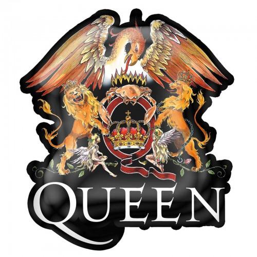 Queen Enamel Crest Badge