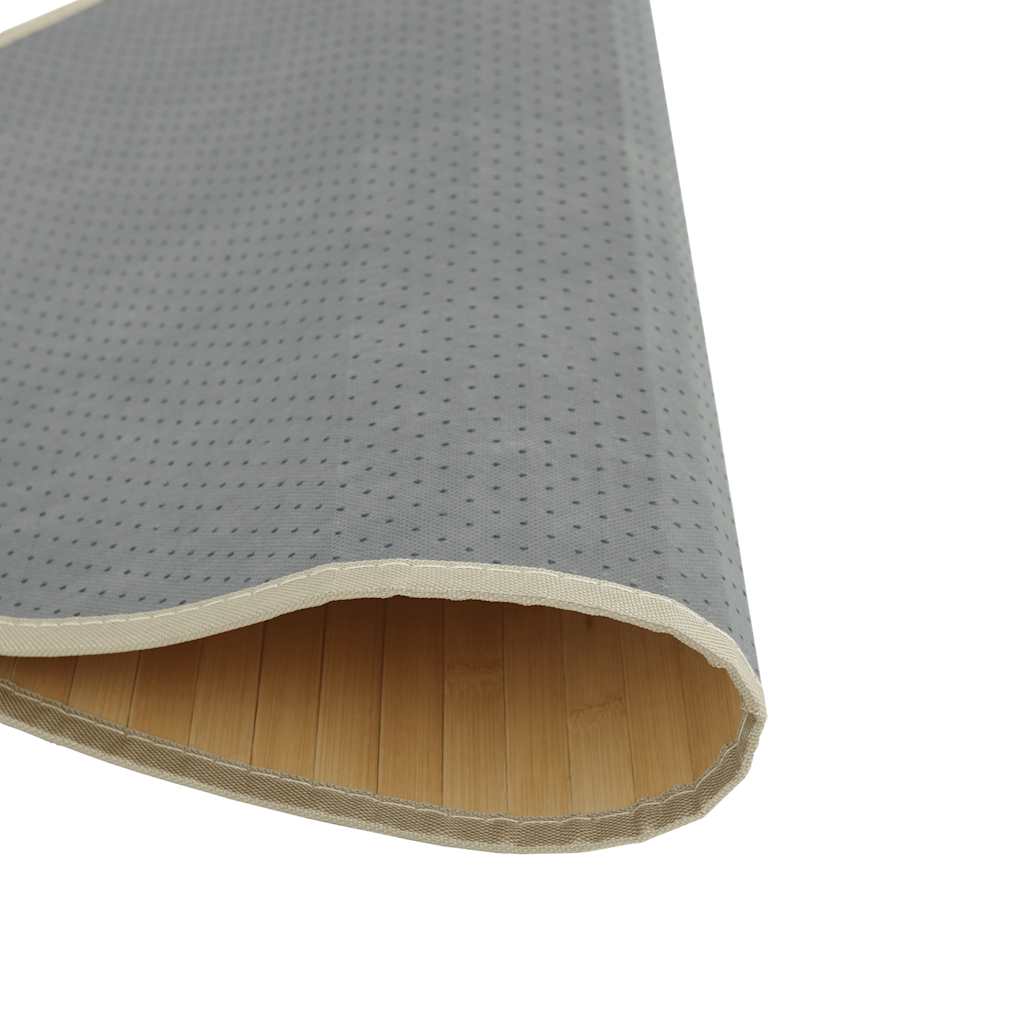 Round Rug in Light Natural Color 60 cm Bamboo