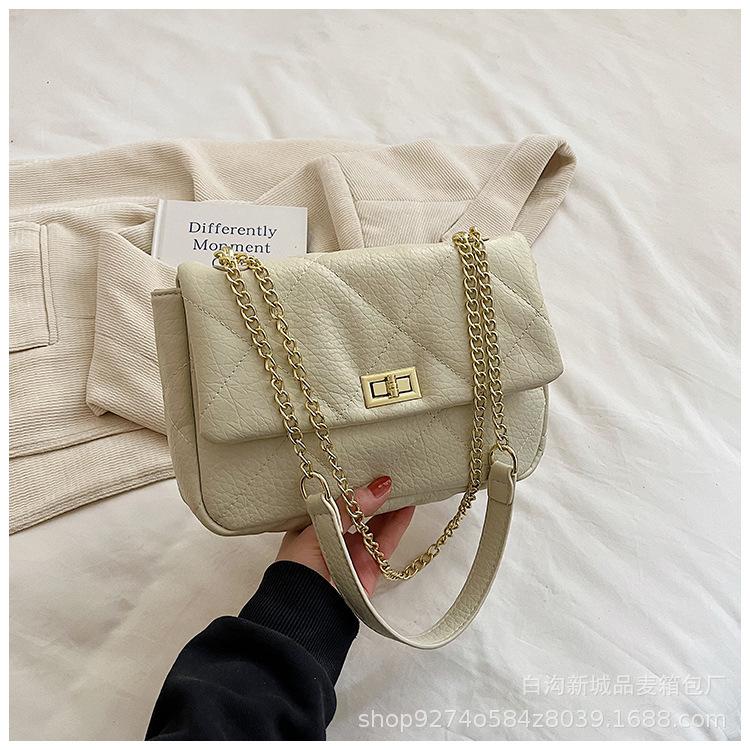 Fashion Temperament Chain Small Bag Women's 2025 New Explosive Versatile Crossbody Bag Popular Foreign Style Commuter Shoulder Bag