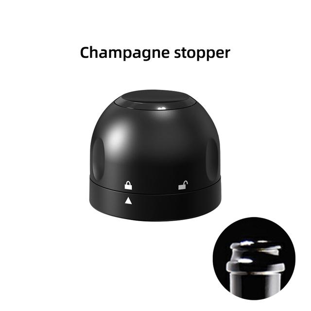 Wine Stopper Food Grade Silicone Leak-proof Sealer Retain Freshness Wine Plug Champagne Bottle Stopper Bar Tools Accessories 7
