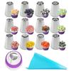 7/11Pcs/Set Russian Tulip Icing Piping Nozzles Stainless Steel Flower Cream Pastry Tips Nozzles Cake Decorating Tools