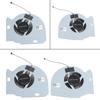 Вентилятор ЦП/ГП Вентилятор охлаждения для ноутбуков DC12V 4 контакта 4 провода Вентиляторы-кулеры для ROG Zephyrus M GM501 GM501G Запчасть для ноутбуков