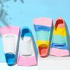 Comfortable Silicone Swim Fins Kids &Adults-Suitable Size for Beginners In Swimming Diving-Ideal for Training Water Activities