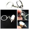 Airplane Engine Shape Hanging Pendant Car Keychain Key Ring Handbag Decoration