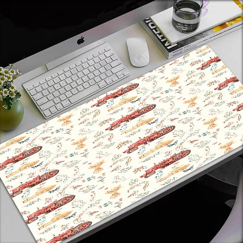 Truck Theme Mouse Pad, Non Slip Rubber Base, Multifunctional Office & Home Decor, Perfect for Workspace Personalization.