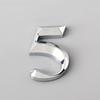 Door Address ABS Plastic Label 5cm Door Plate Sign Digits Self Adhesive House Number Stickers 3D