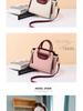 New Fashion 2025 Women's Color Block Handbag – Large Capacity, High Elasticity, Foldable Shoulder Crossbody Bag