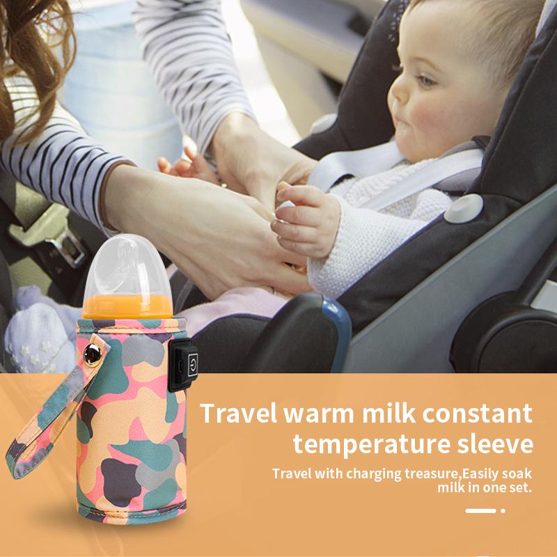 Baby Bottle Warmer Useful USB Plug Bottle Heater Safe Heating Convenient for Beverage Warming Bag Baby Milk Heater