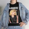 Мужская футболка с коротким рукавом Blondie с изображением Дебби Харри, унисекс