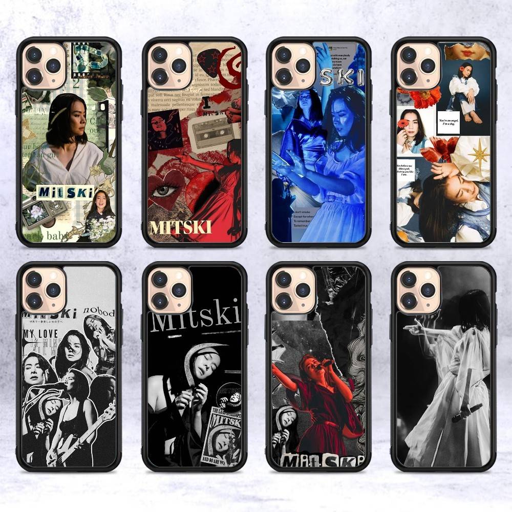 Популярная певица M-Mitski Для iPhone 17 16 15 14 13 Pro 12 11 Pro Max Жесткие чехлы для телефона из ПК+ТПУ Задняя крышка