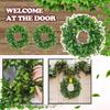 Decorating Green Wreath For Front Door Wall Window Party Décor Wreath